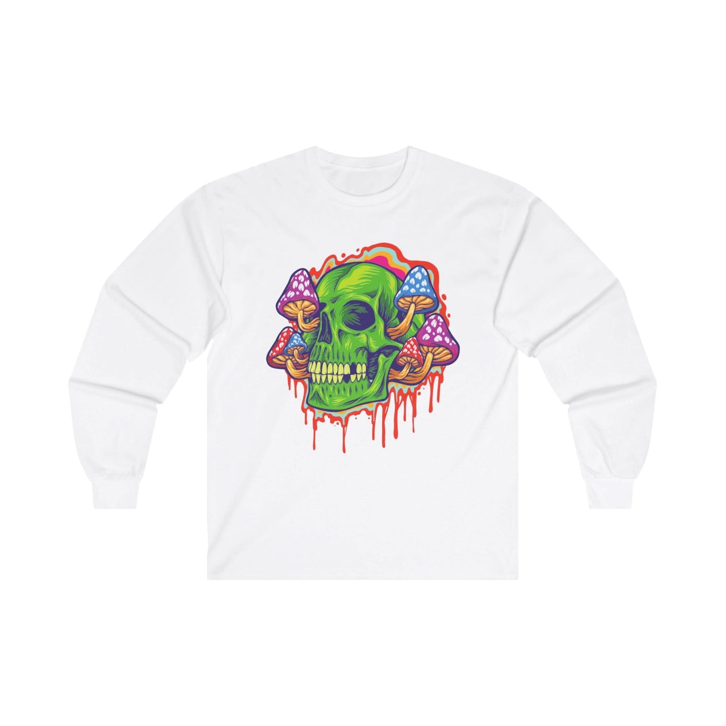 Psychedelic Mushroom Skull - Mleem