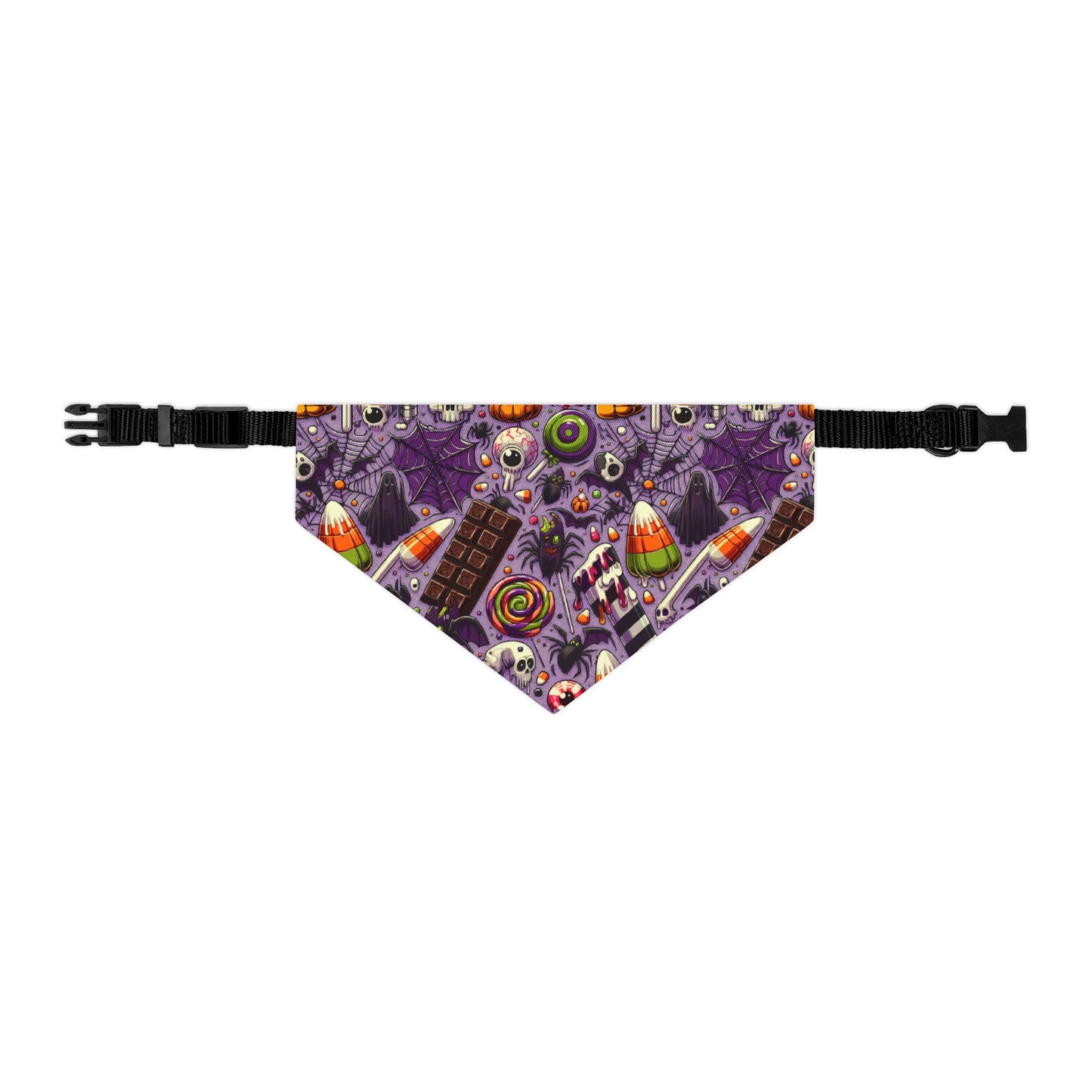 Halloween Pet Bandana Collar, Spooky Dog Accessory, Pet Costume, Fall Pet Fashion, Trick or Treat Gear