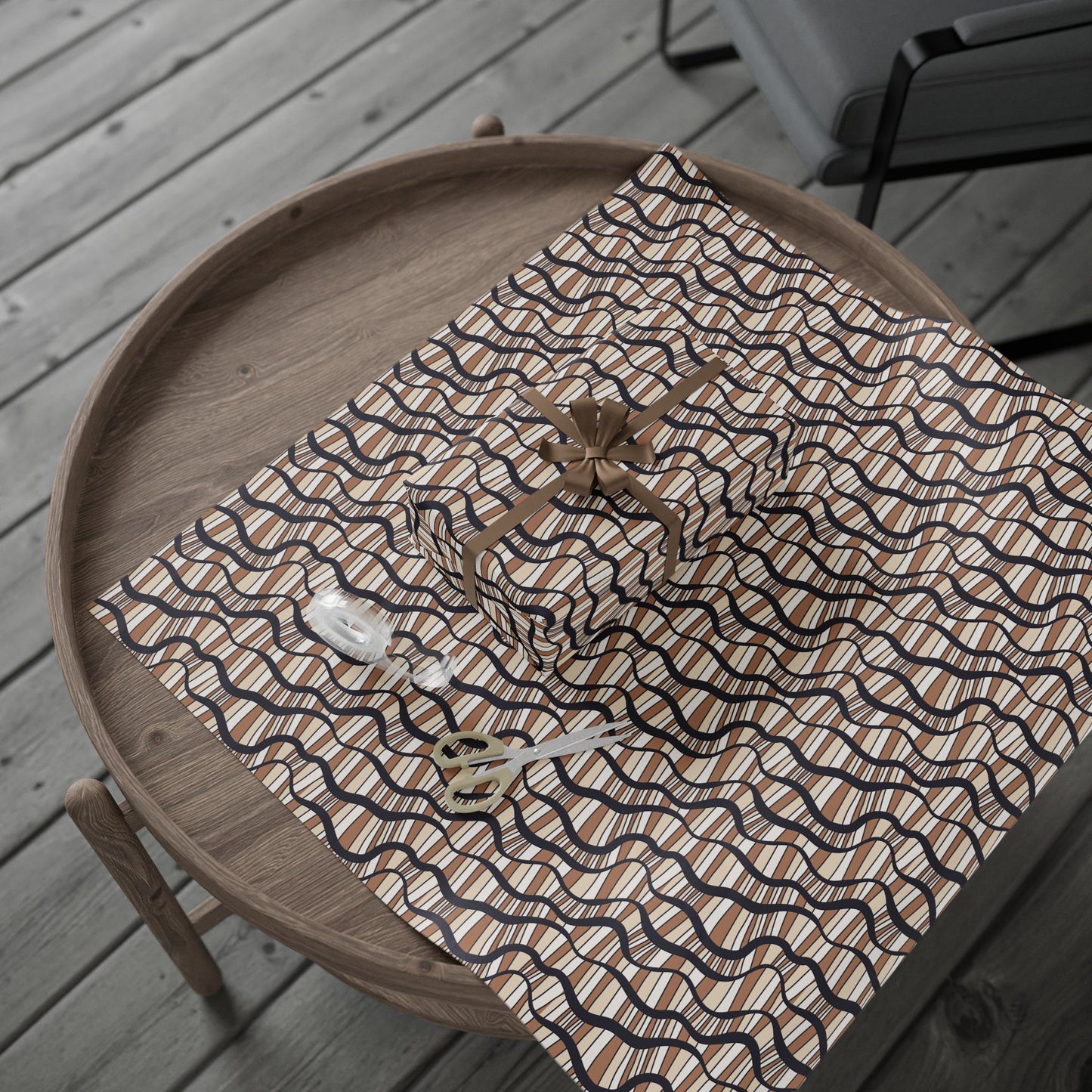 Stylish Wrapping Paper Roll for Gifts, Modern Gift Wrap, Eco-Friendly Wrapping, Holiday Decor, Birthday & Special Occasions