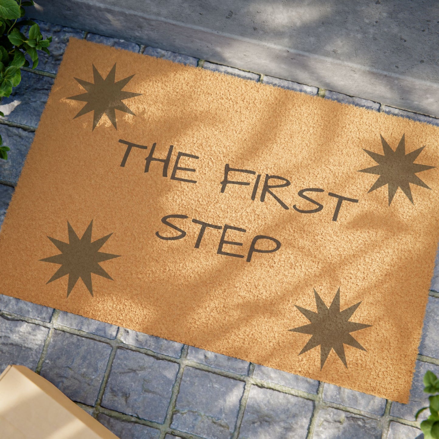 Welcome Doormat with Inspirational Quote, Entryway Decor, Housewarming Gift, Outdoor Mat, Home Sweet Home, Motivational Door Rug