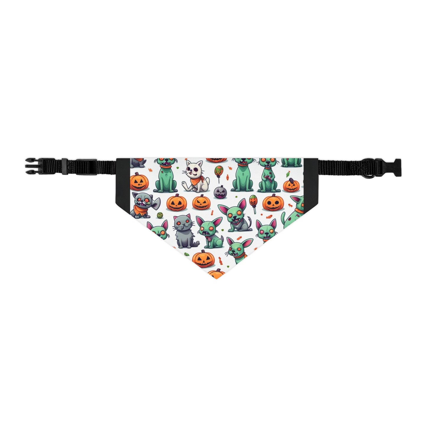 Halloween Pet Bandana Collar, Dog Accessory for Fall, Cute Dog Costume, Trick or Treat Bandana, Pet Halloween Costume