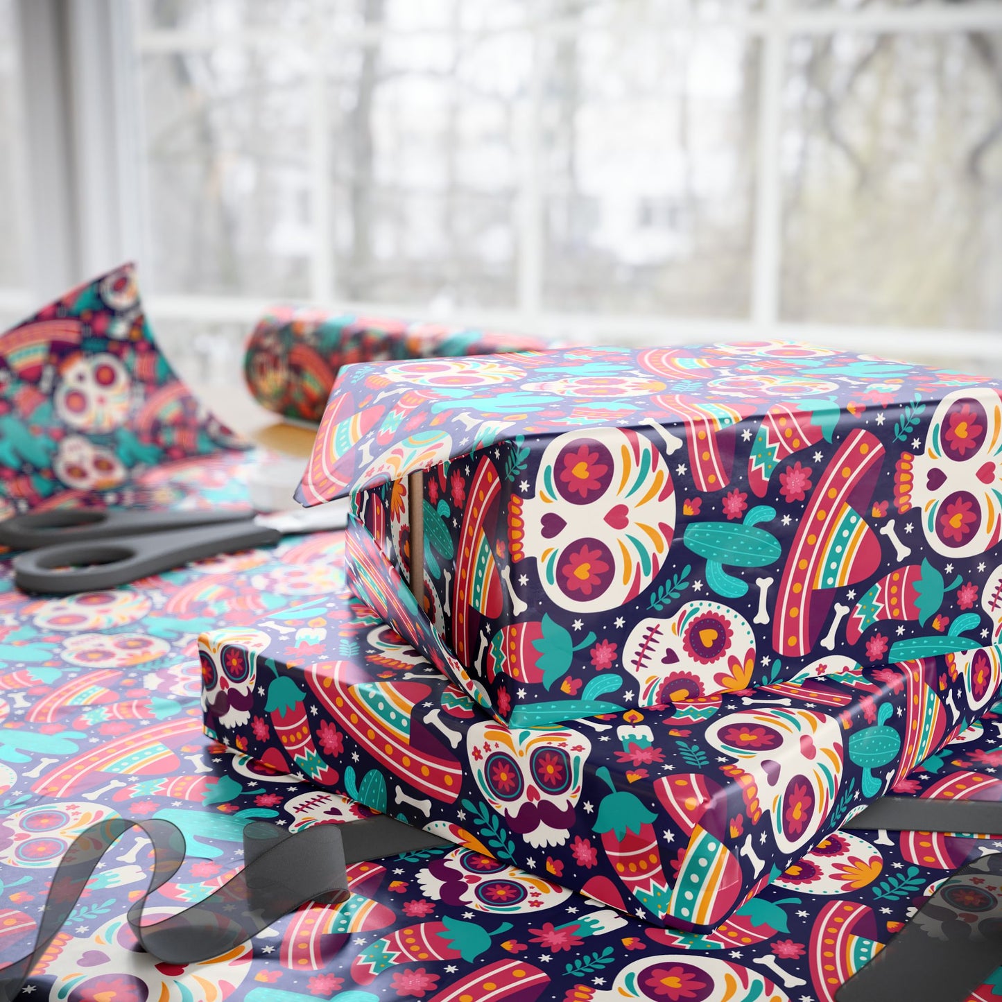 Colorful Gift Wrapping Paper Roll | Holiday Wrapping, Birthday Gifts, DIY Projects, Party Decorations, Eco-Friendly Design