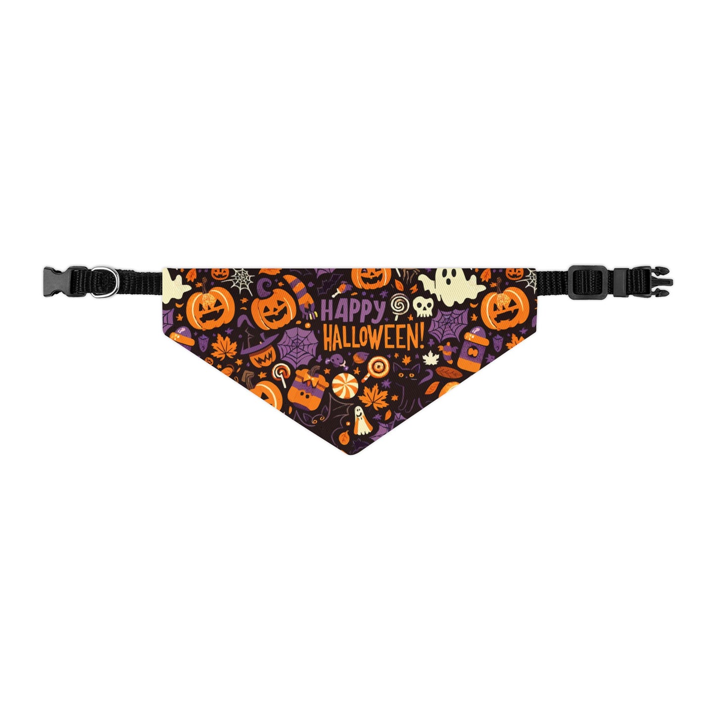 Halloween Pet Bandana Collar - Festive Dog Accessories for Spooky Season, Pet Costume, Fall Festivity Gear, Cute Dog Fashion