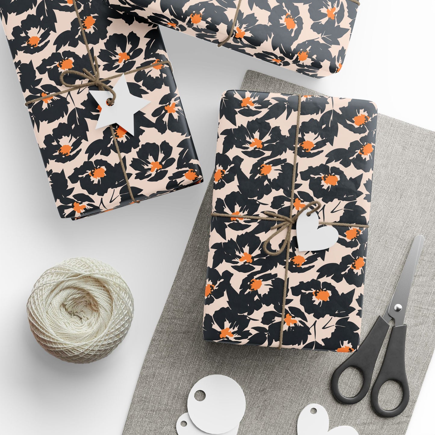 Beautiful Floral Wrapping Papers for Special Gifts, Eco-Friendly Gift Wrap, Birthday, Holiday, Shower, or Any Occasion