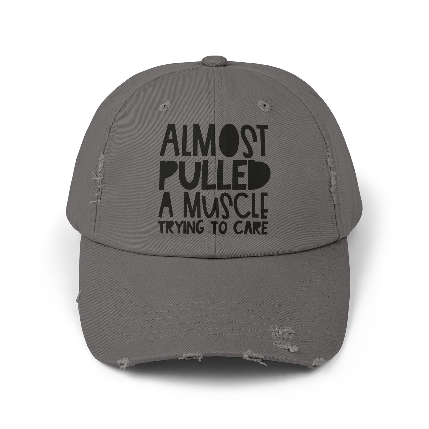 Funny Unisex Distressed Cap, Humorous Hat for Cake Lovers, Gift for Bakers, Casual Everyday Wear, Birthday or Cooking Party