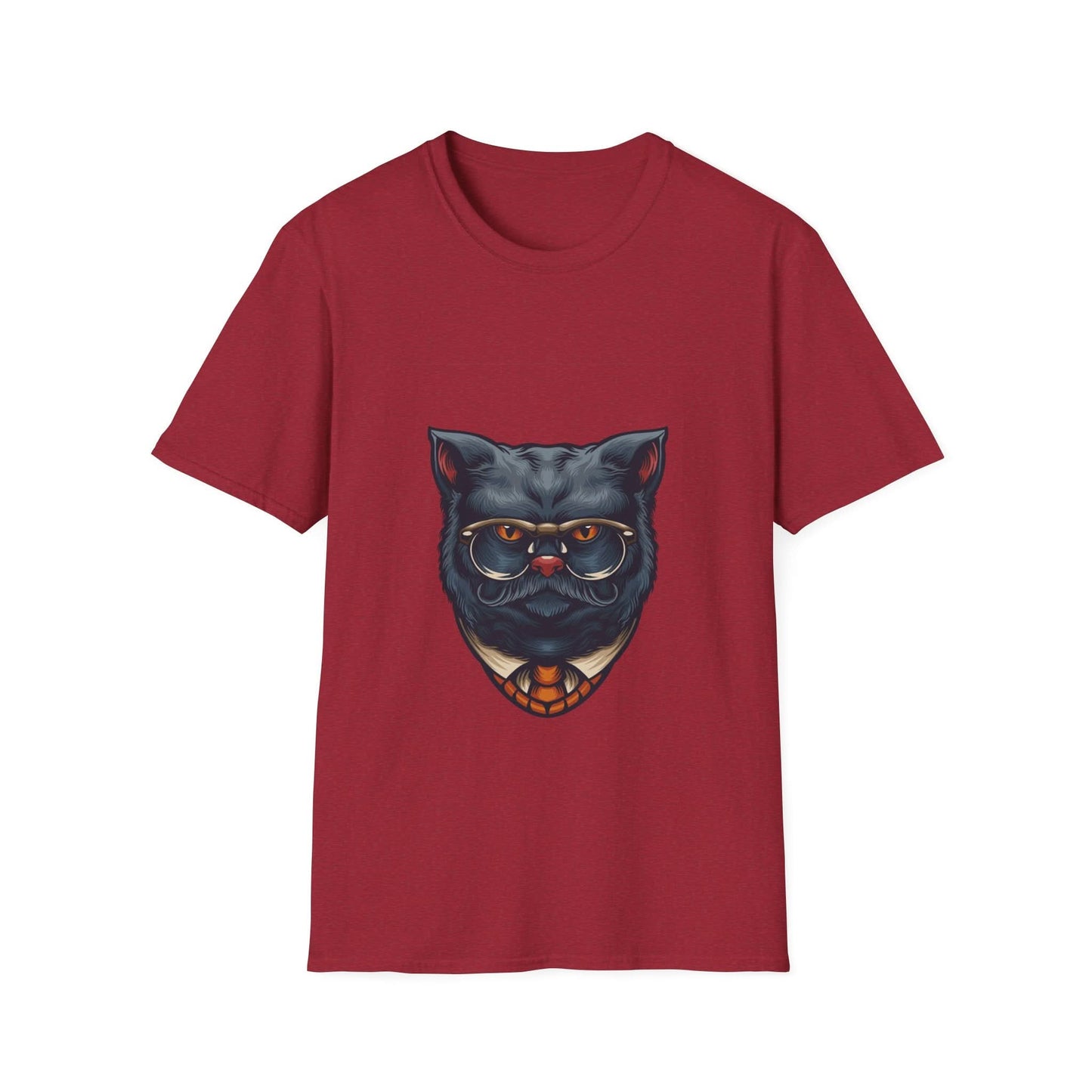Grey Gentleman Cat with Glasses - Mleem