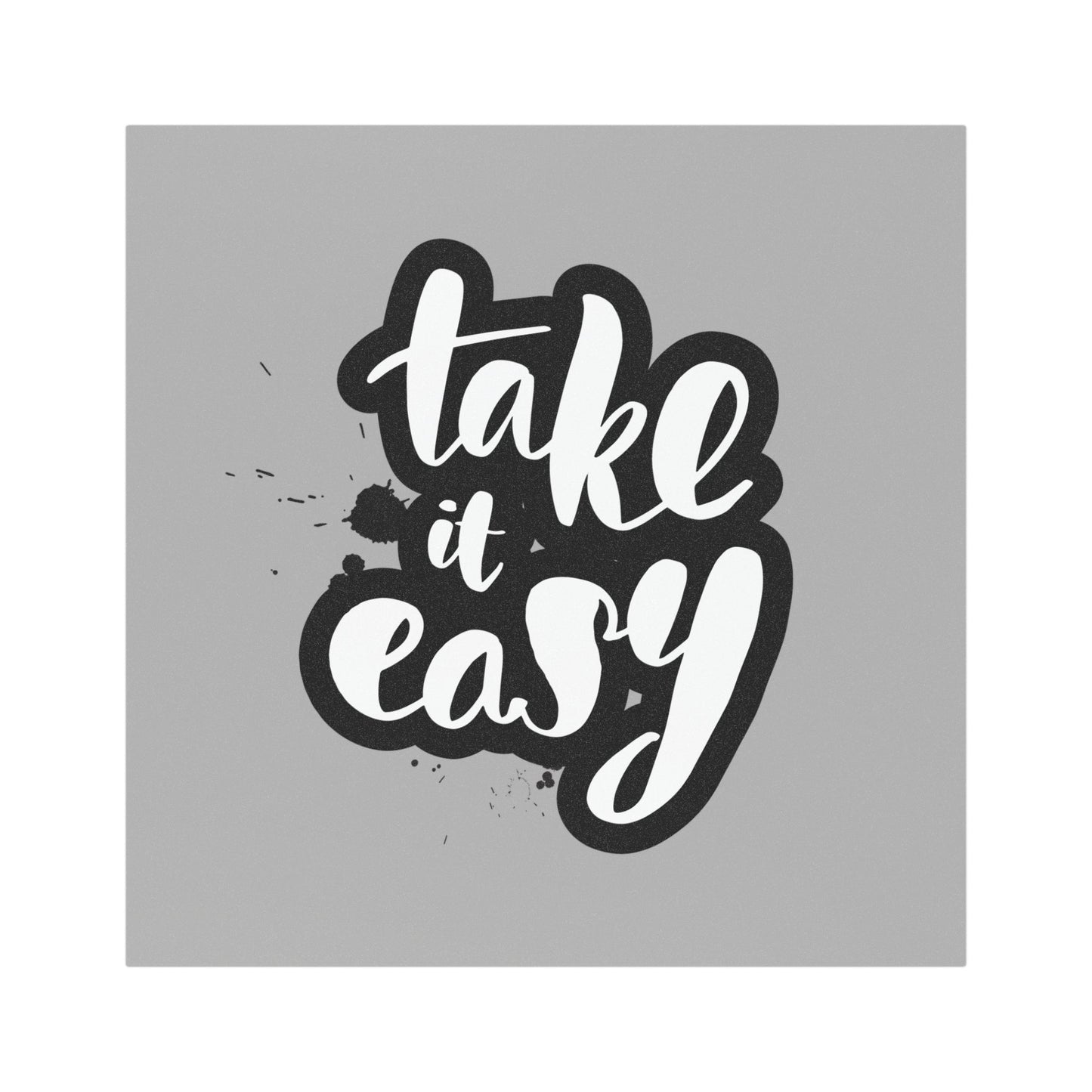 Take It Easy Car Magnet – Fun Auto Decor, Gift for Drivers, Road Trip Decal, Inspirational Vehicle Magnet, Easygoing Vibes