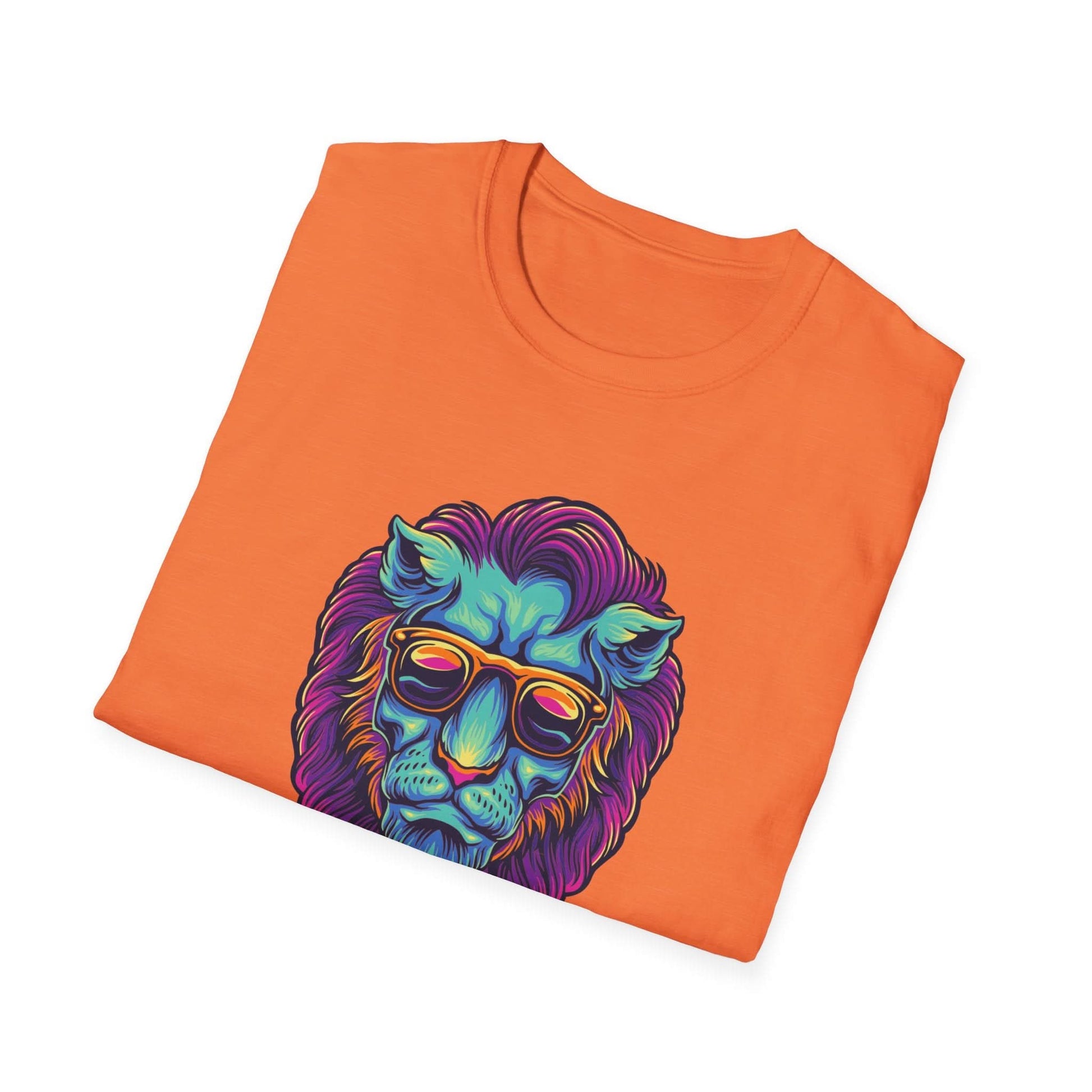 Lion Head with Sunglasses Psychedelic - Mleem