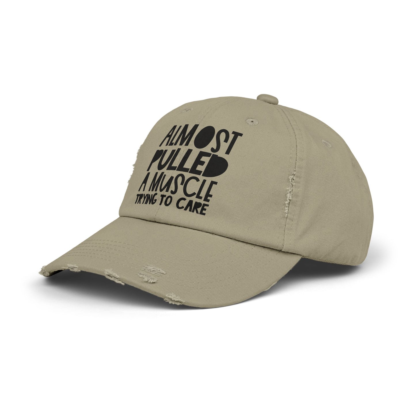 Funny Unisex Distressed Cap, Humorous Hat for Cake Lovers, Gift for Bakers, Casual Everyday Wear, Birthday or Cooking Party