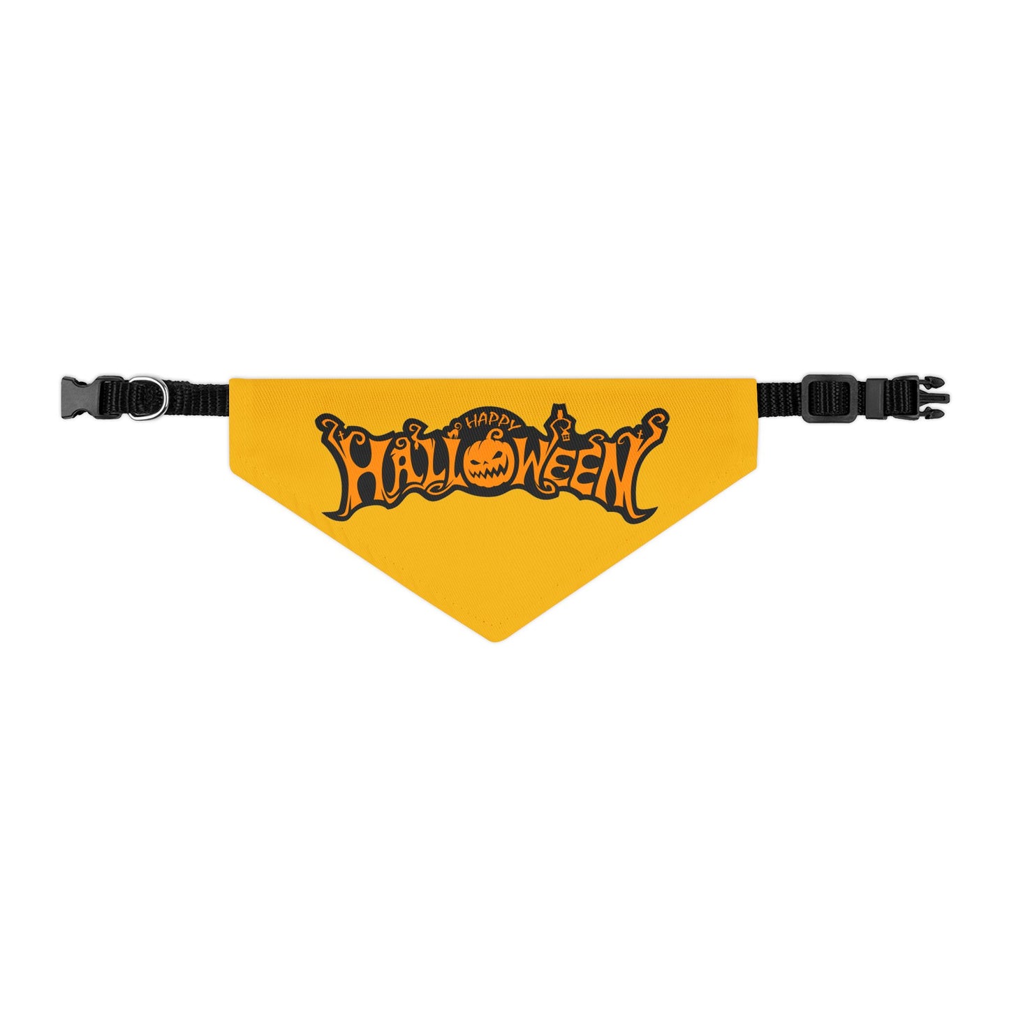 Halloween Pet Bandana Collar, Festive Dog Accessory,  Pet Costume, Trick or Treat Gear, Pumpkin Design