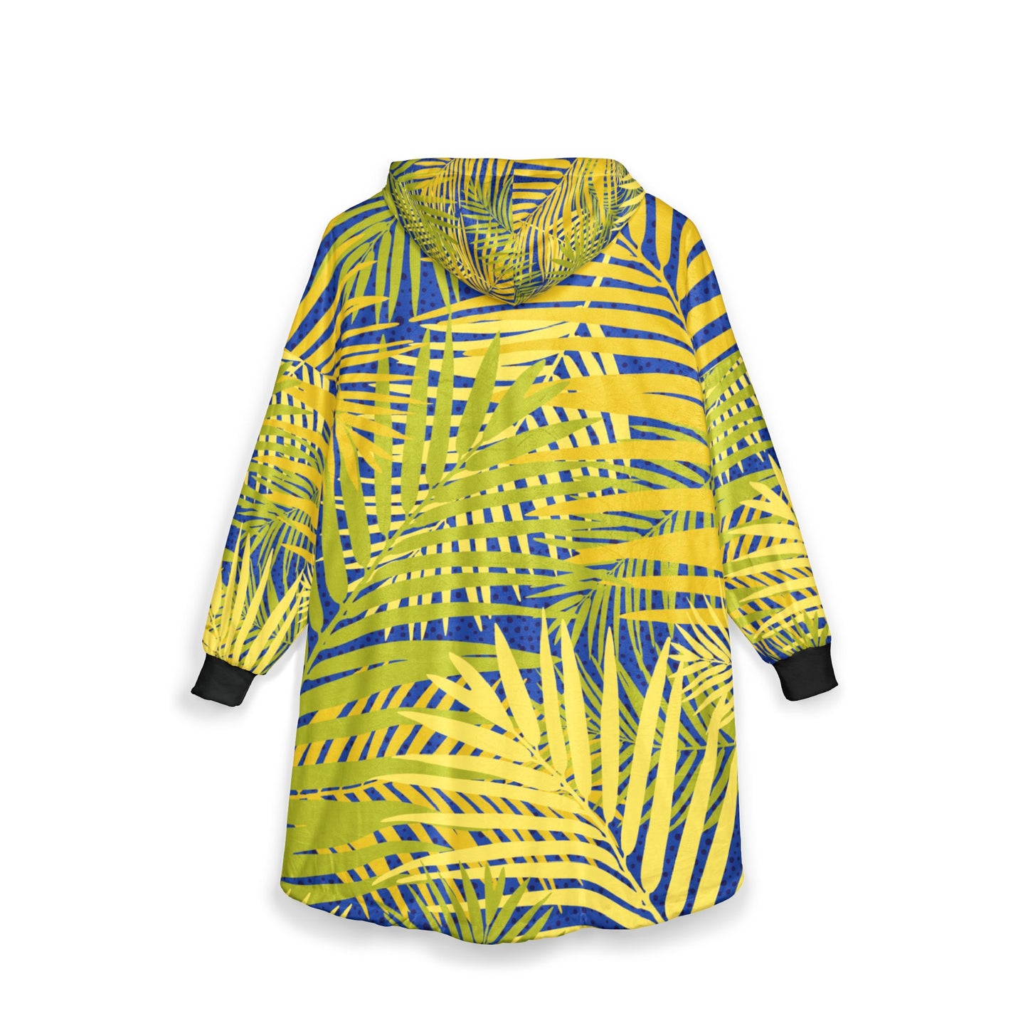 Tropical Hooded Blanket, Cozy Wearable Blanket