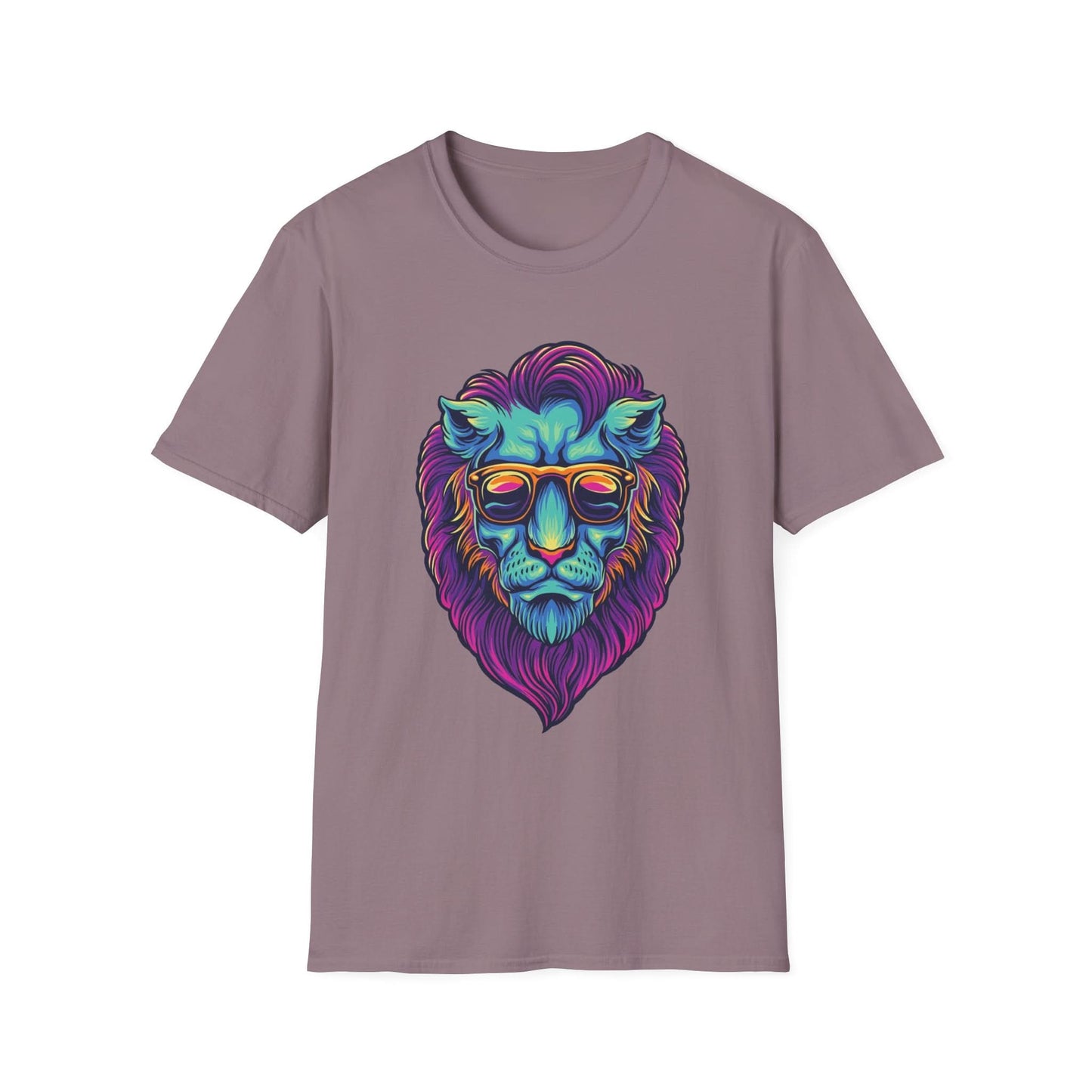 Lion Head with Sunglasses Psychedelic - Mleem