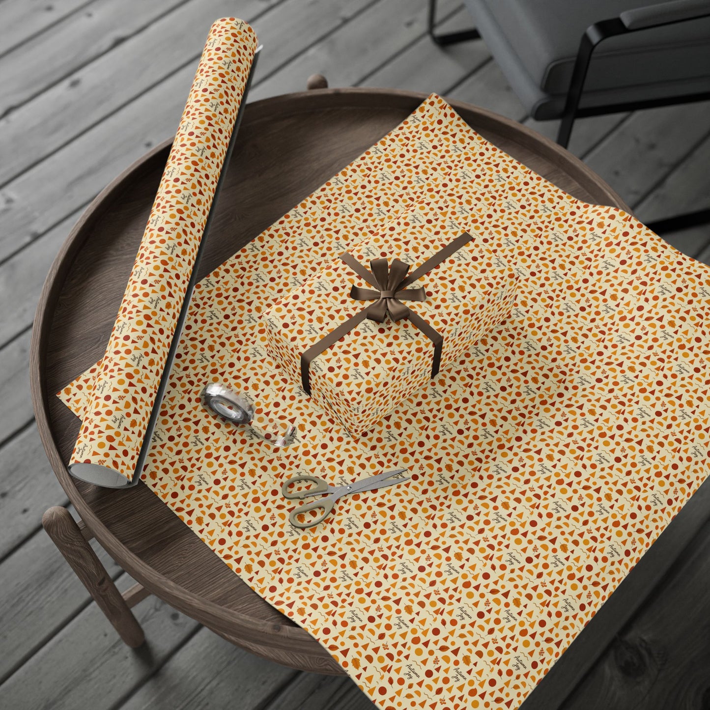 Autumn-Themed Wrapping Paper Bundle, Perfect for Fall Celebrations, Thanksgiving, Birthdays, Gift Wrapping, Craft Projects