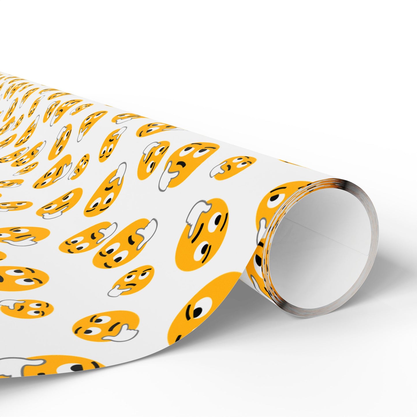 Whimsical Wrapping Paper Roll, Gift Wrap for Birthdays, Holidays, Parties, Unique Gift Presentation, Colorful Emoji Design