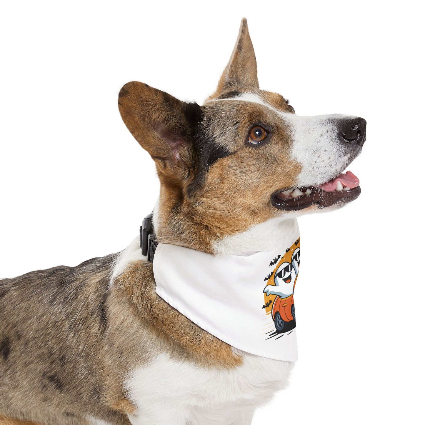 Halloween Pet Bandana, Cute Dog Scarf for Fall, Adjustable Pet Accessory for Halloween Parties, Dog Costume, Holiday Gift