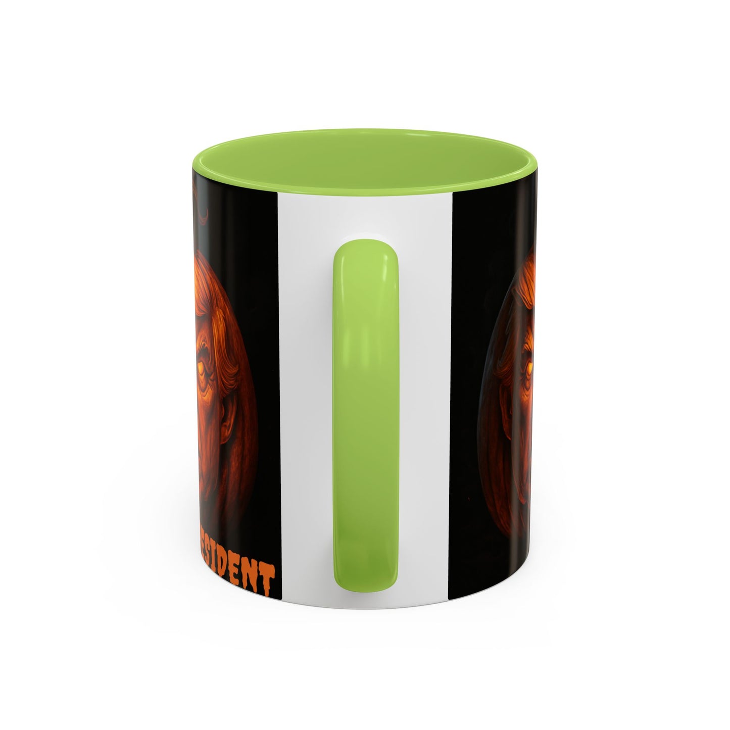 Halloween Pumpkin President Mug, Fun Gift for Coffee Lovers, Spooky Decor, Trick or Treat, Autumn Vibes, Unique Collectible