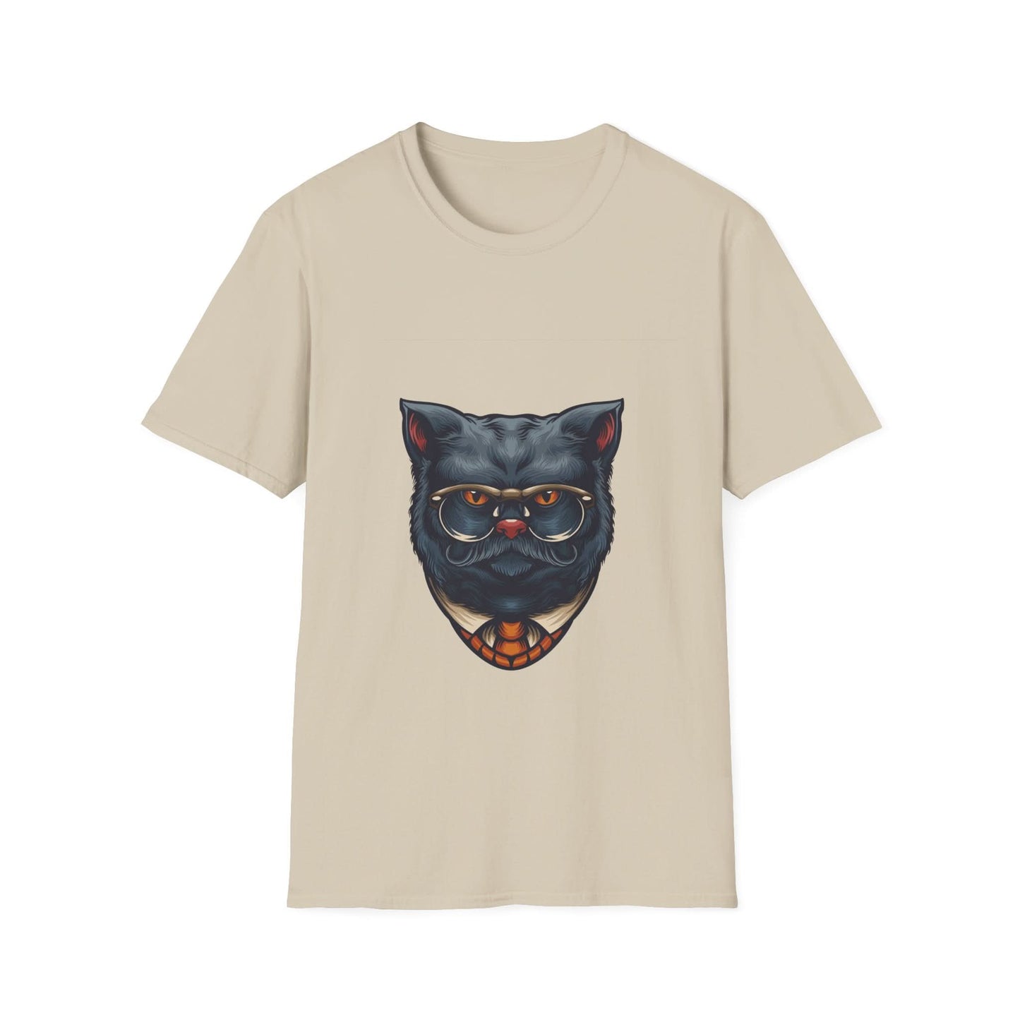 Grey Gentleman Cat with Glasses - Mleem