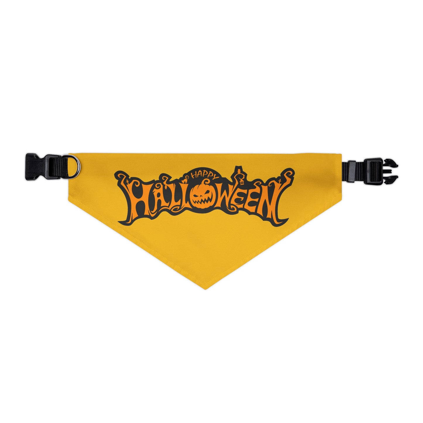 Halloween Pet Bandana Collar, Festive Dog Accessory,  Pet Costume, Trick or Treat Gear, Pumpkin Design
