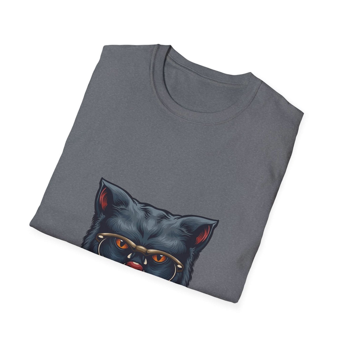 Grey Gentleman Cat with Glasses - Mleem