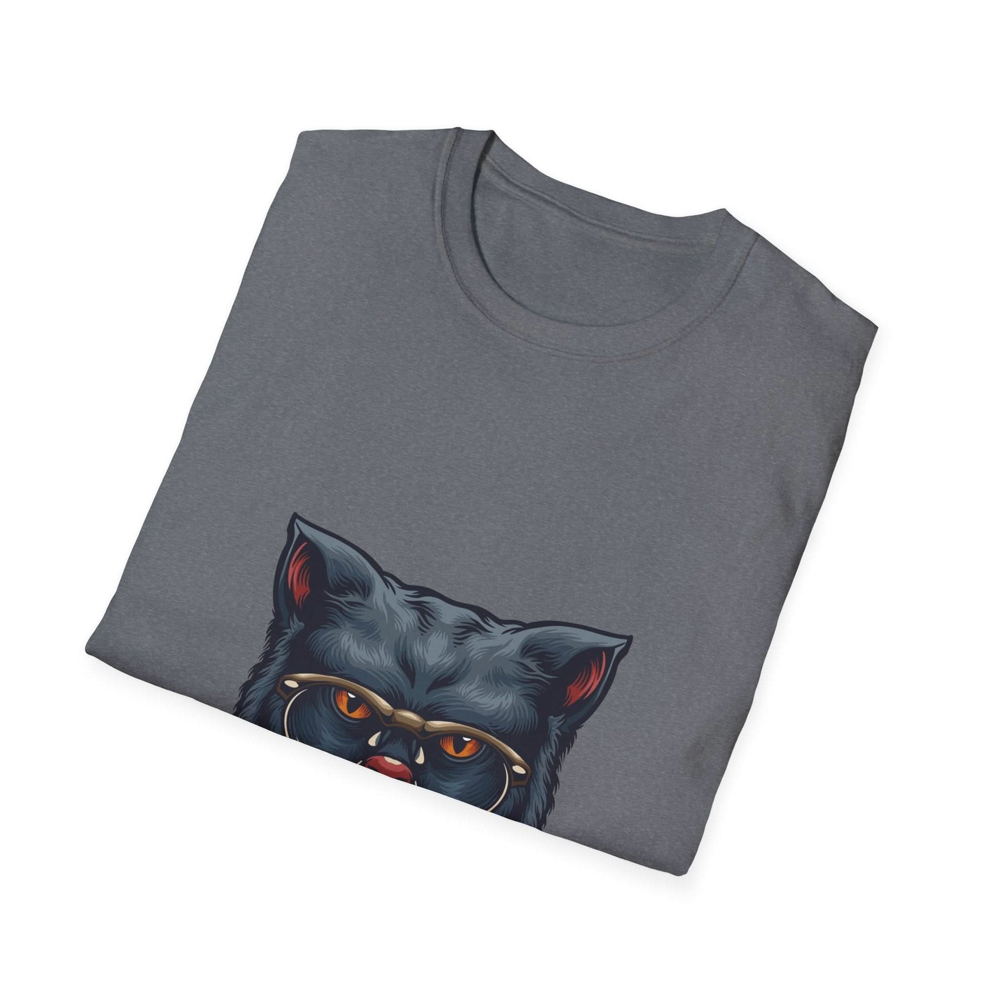 Grey Gentleman Cat with Glasses - Mleem