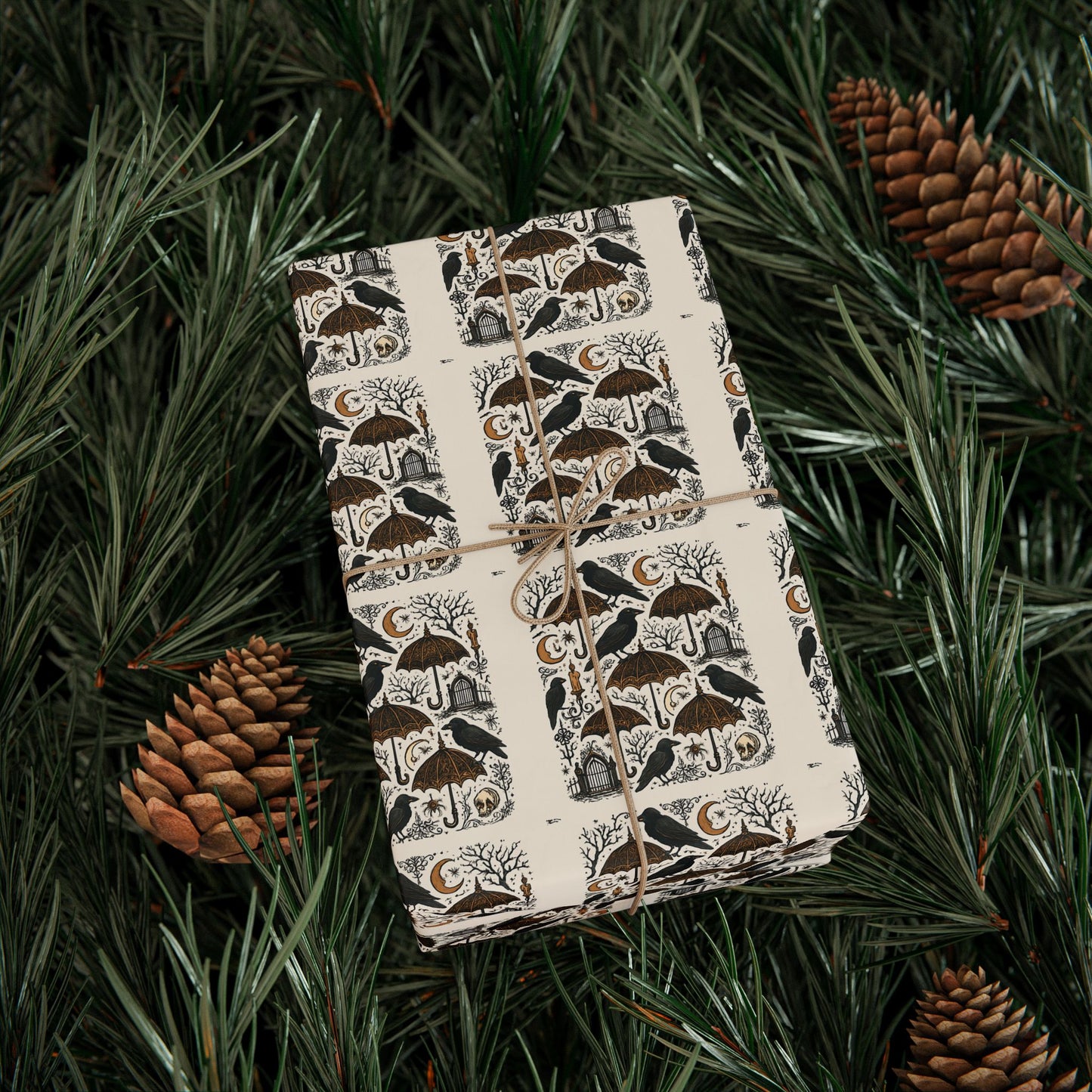 Elegant Eco-Friendly Wrapping Paper, Gift Wrap for Holidays, Birthdays, Eco-Conscious Gifts, Decorative Paper, Festive Wrap
