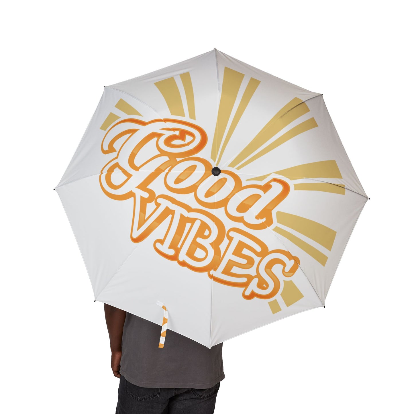 Sunny Vibes Umbrella - Foldable & Compact, Perfect Gift for Rainy Days, Festivals, Summer Outings, Travel Companion