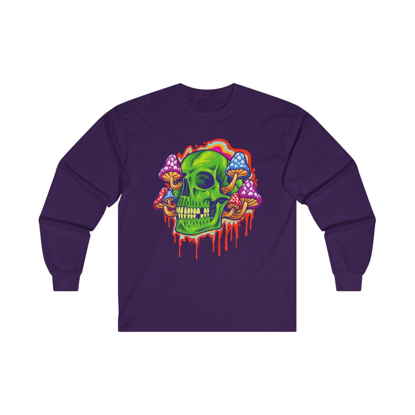 Psychedelic Mushroom Skull - Mleem