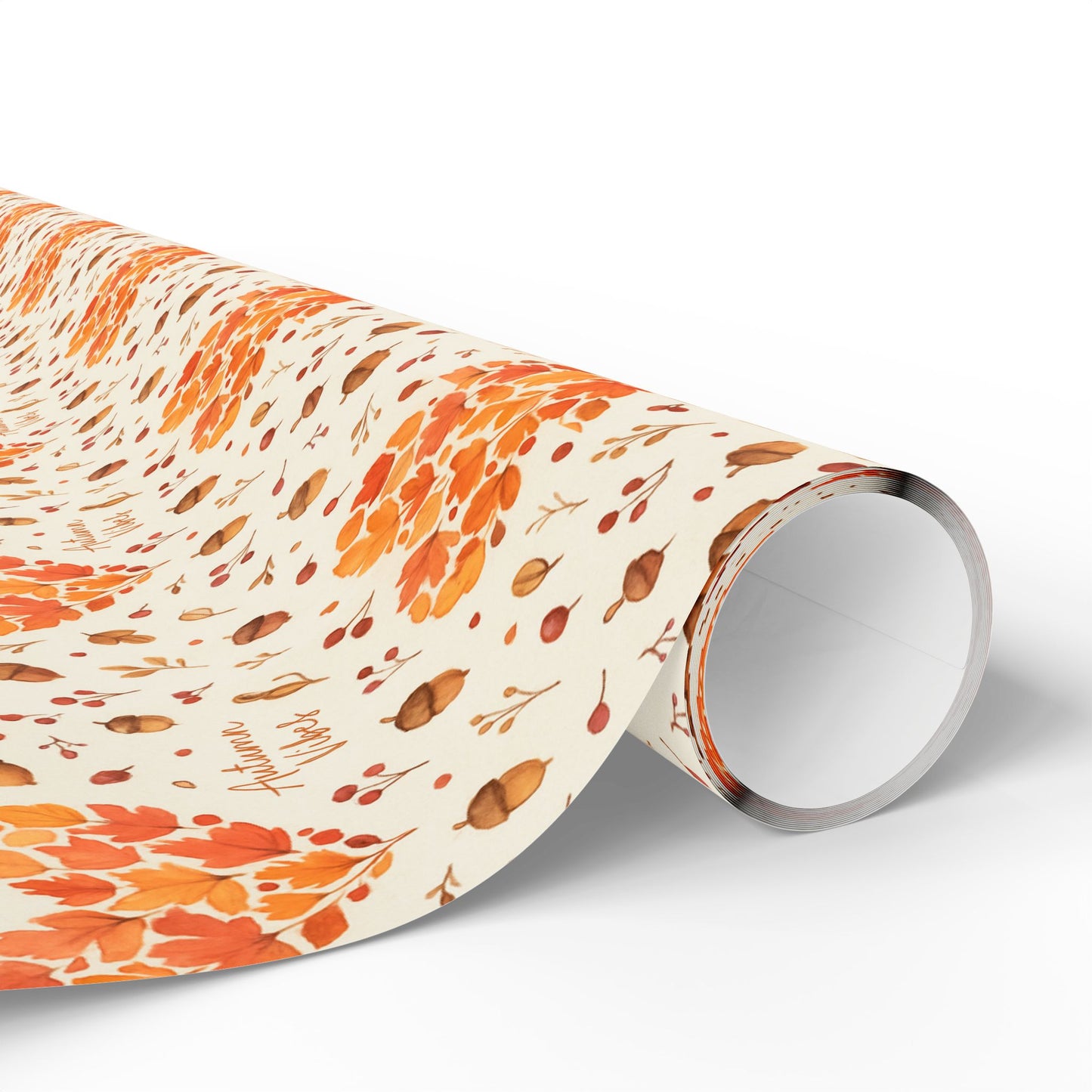 Autumn-Inspired Wrapping Papers, Eco-Friendly Gift Wrap, Fall Floral Design, Perfect for Thanksgiving, Birthdays, Holiday Celebrations