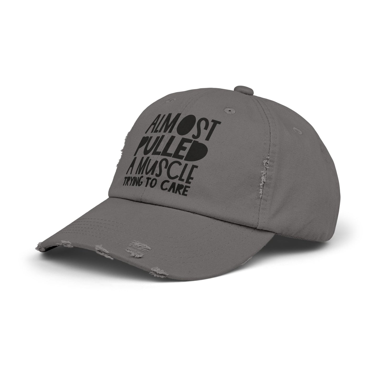 Funny Unisex Distressed Cap, Humorous Hat for Cake Lovers, Gift for Bakers, Casual Everyday Wear, Birthday or Cooking Party