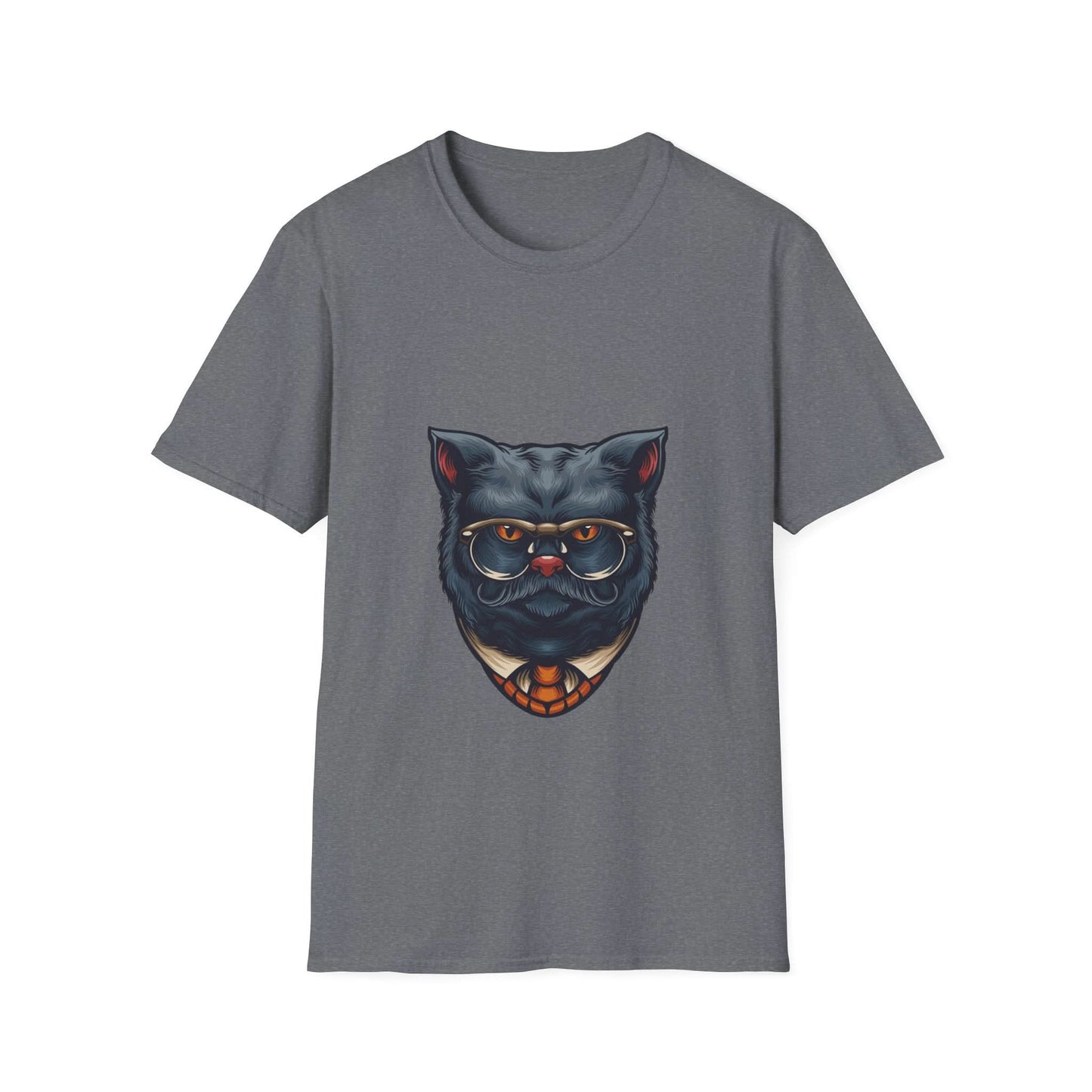 Grey Gentleman Cat with Glasses - Mleem