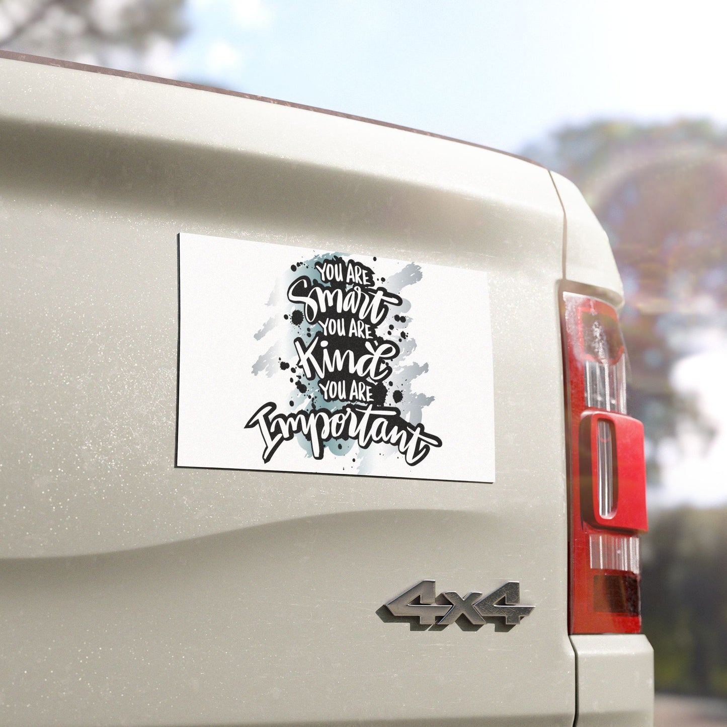 Inspirational Car Magnets - Smart, Kind, Important Quotes, Motivation for Mindfulness, Car Accessories, Affirmation Gifts, Positive Vibes