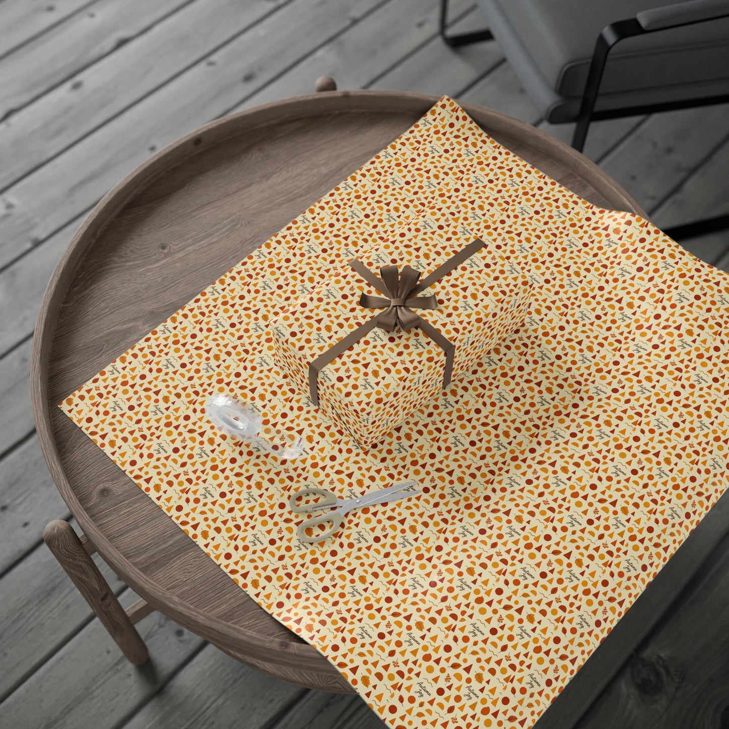 Autumn-Themed Wrapping Paper Bundle, Perfect for Fall Celebrations, Thanksgiving, Birthdays, Gift Wrapping, Craft Projects