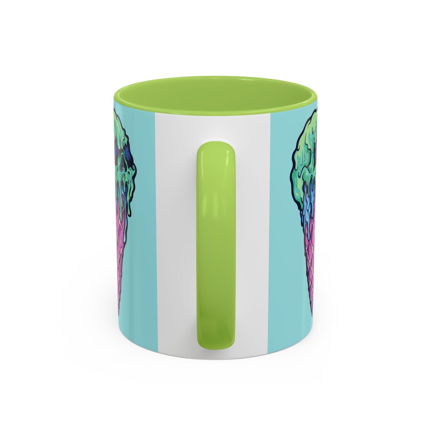 Creepy Ice Cream Mug - Perfect for Halloween, Unique Gift for Coffee Lovers, Spooky Decor, Creepscream Design, Fun Kitchenware