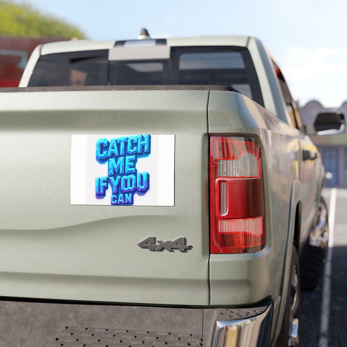 Catch Me If You Can Car Magnets - Fun Auto Decals for Road Trips, Car Gifts, Adventure Quotes, Cool Car Accessories