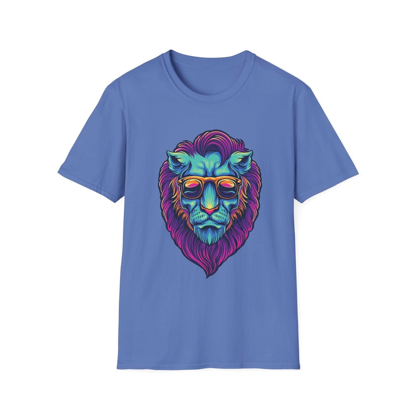 Lion Head with Sunglasses Psychedelic - Mleem