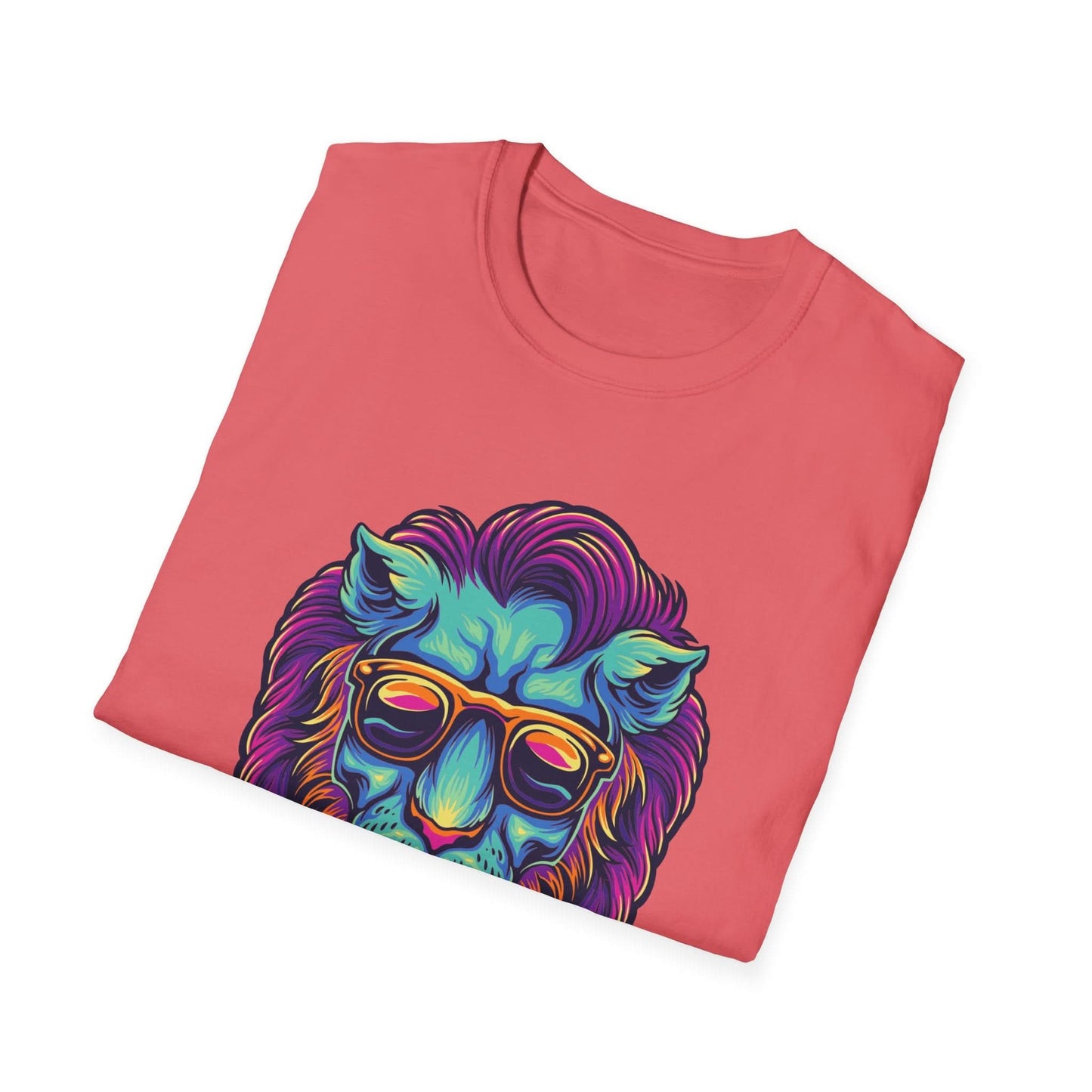 Lion Head with Sunglasses Psychedelic - Mleem