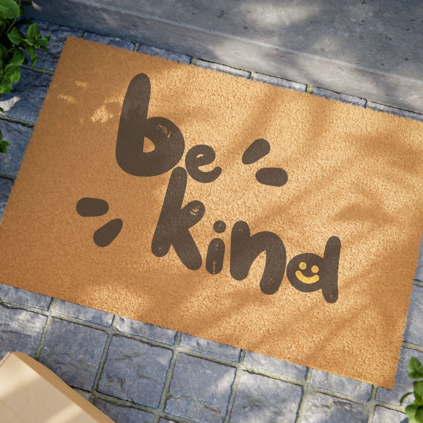 Friendly Welcome Doormat - Be Kind, Home Decor, Gift for New Home, Positive Vibes, Front Door Mat