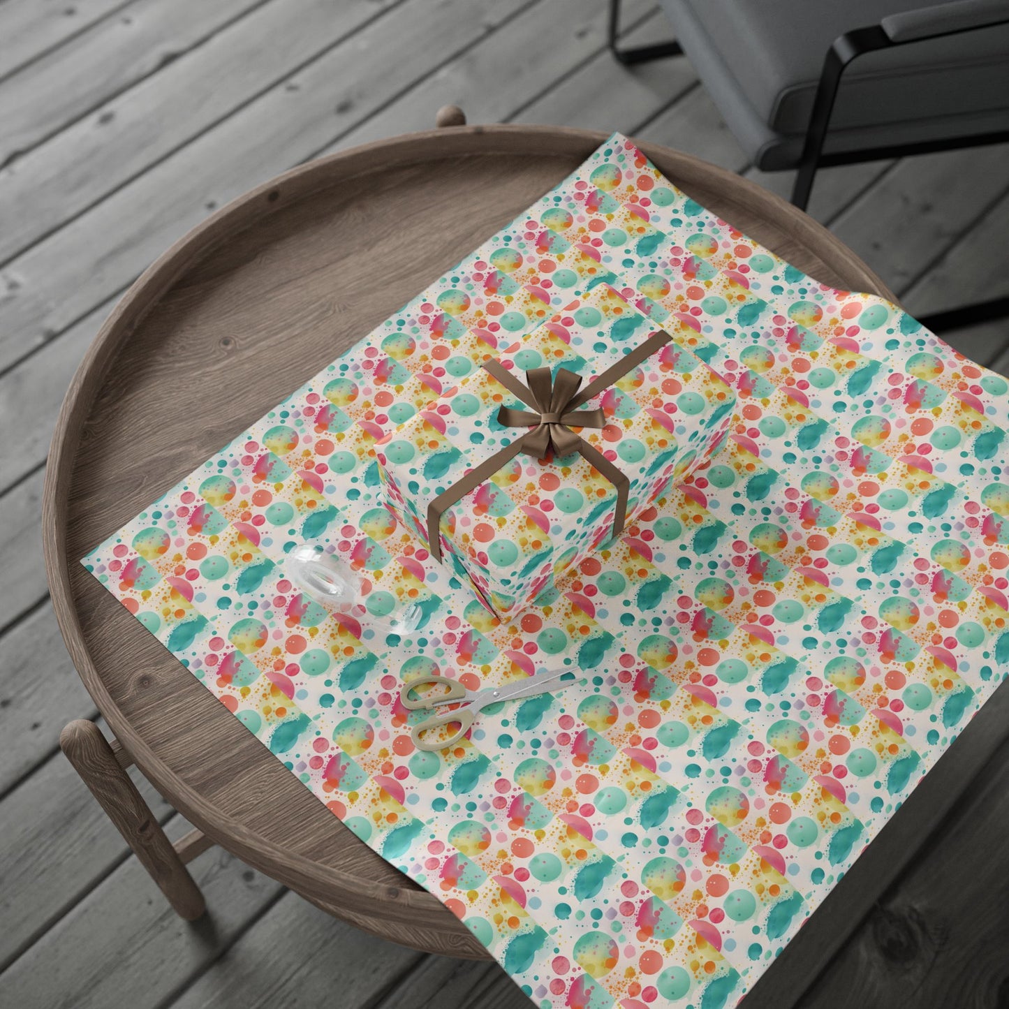 Vibrant Wrapping Paper Roll for All Occasions, Gift Wrap, Birthday, Holiday, Party Supplies, Eco-Friendly Gift Wrap