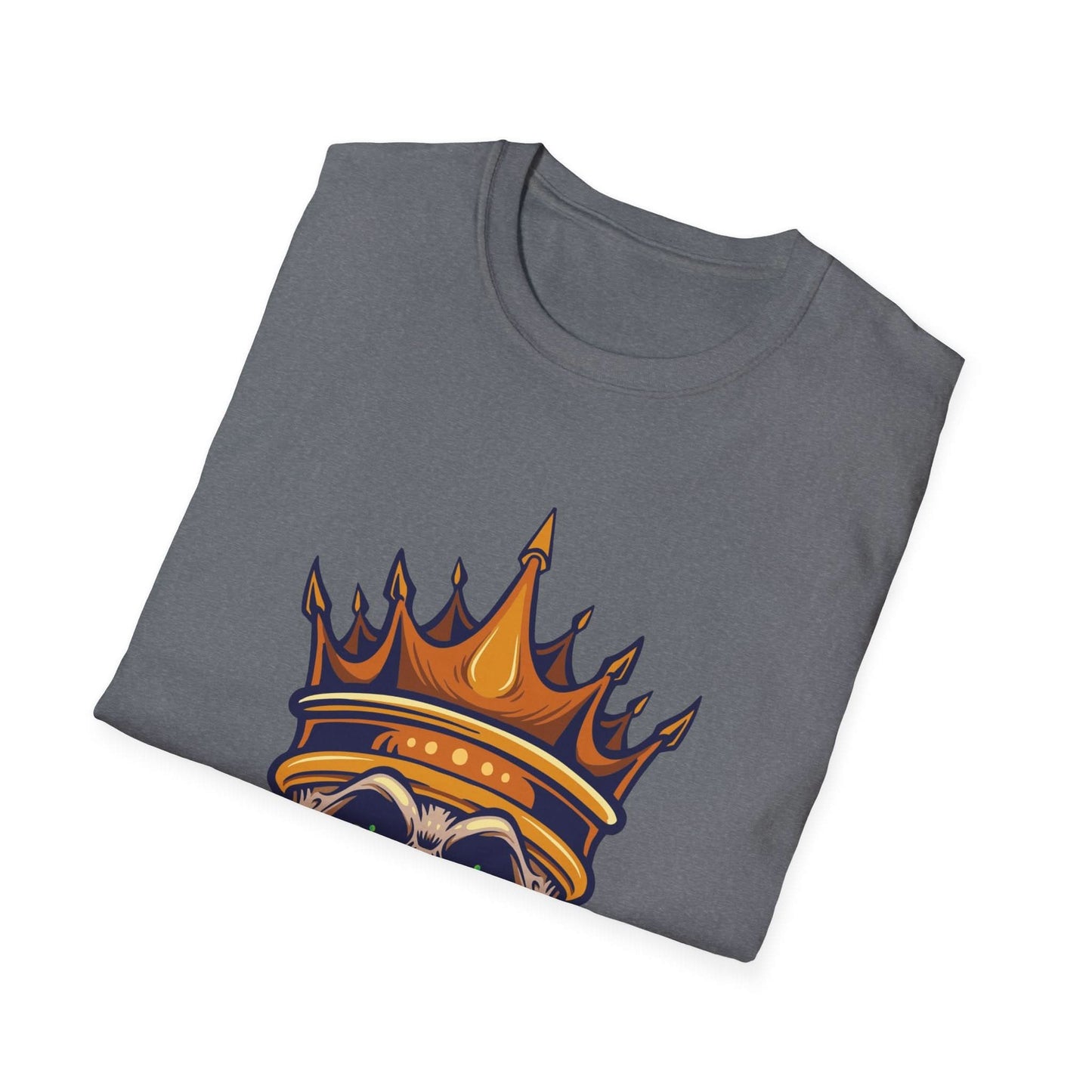 Gold Crown Skull Mustache - Mleem