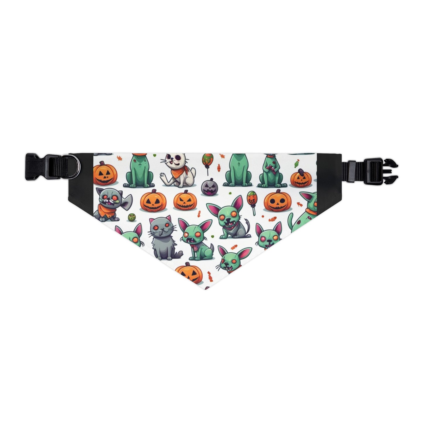 Halloween Pet Bandana Collar, Dog Accessory for Fall, Cute Dog Costume, Trick or Treat Bandana, Pet Halloween Costume
