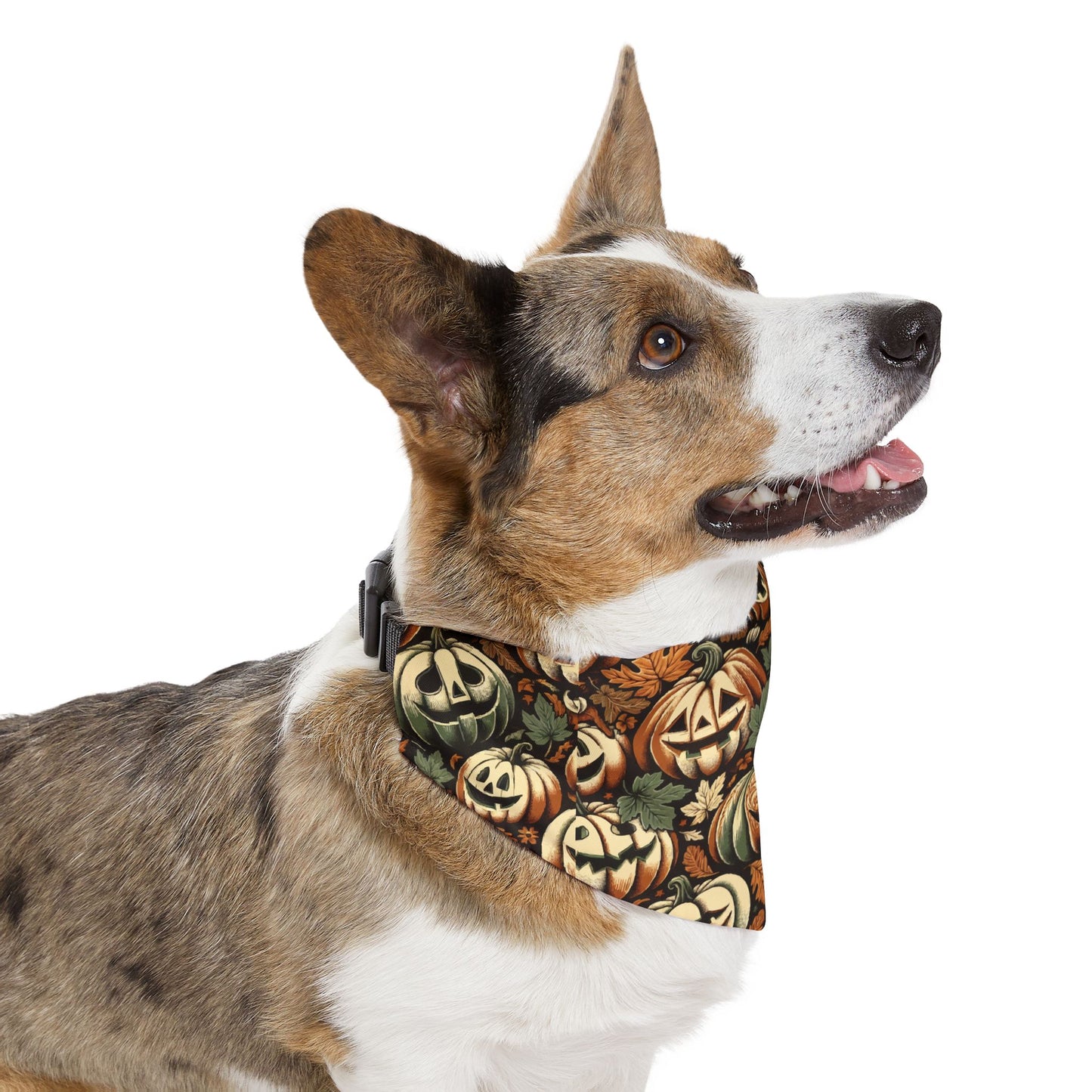 Pumpkin Patch Pet Bandana, Fall Dog Accessory, Halloween Pet Costume, Autumn Bandana Collar, Seasonal Pet Apparel, Dog Outfit