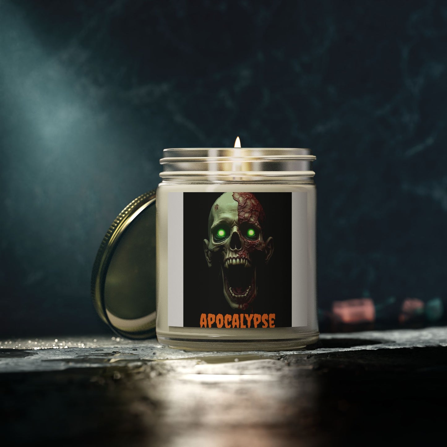 Halloween Scented Candles - Apocalypse Theme, Candle for Spooky Decor, Soy Wax Candle, Unique Gift, Fragrant Candle for Fall