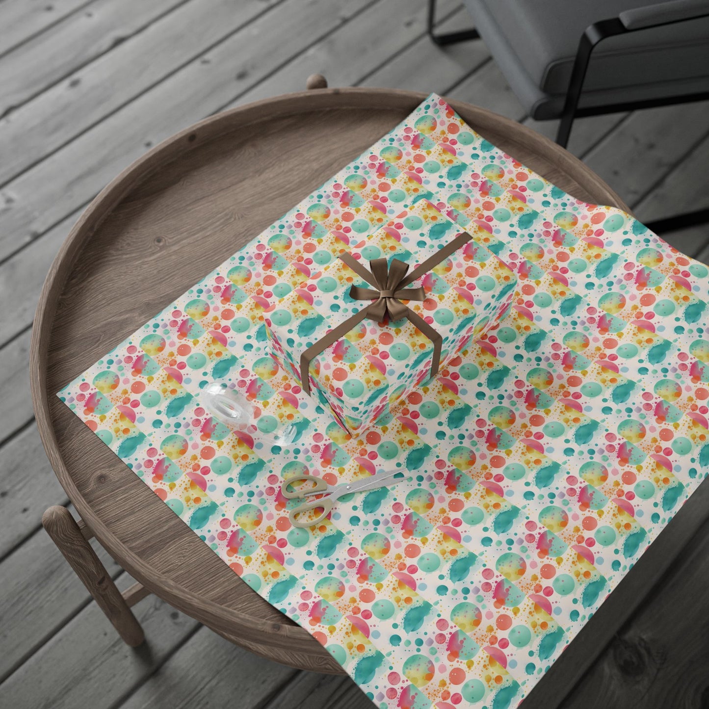 Vibrant Wrapping Paper Roll for All Occasions, Gift Wrap, Birthday, Holiday, Party Supplies, Eco-Friendly Gift Wrap