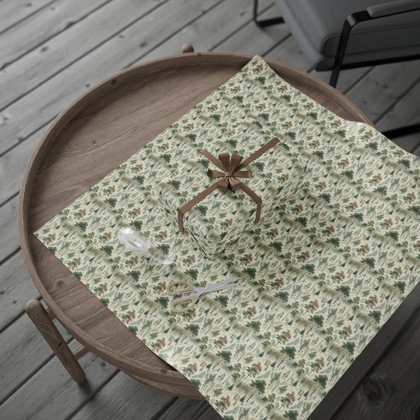 Nature-Inspired Wrapping Paper, Eco-Friendly Gift Wrap, Floral Gift Wrap, Holiday Gift Wrap, Sustainable Wrapping Paper