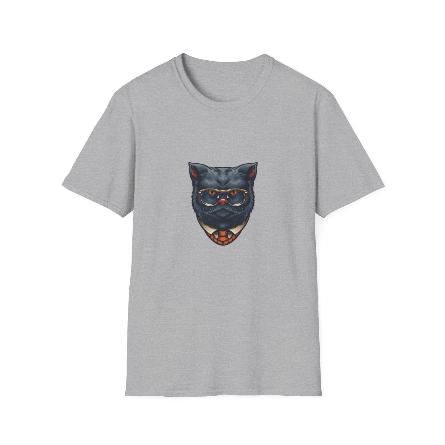 Grey Gentleman Cat with Glasses - Mleem