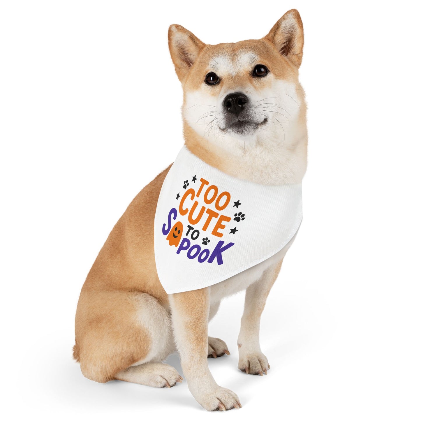 Adorable Pet Bandana Collar for Halloween, Dog Accessory, Cute Halloween Outfit, Pet Costume, Trick or Treat Ready