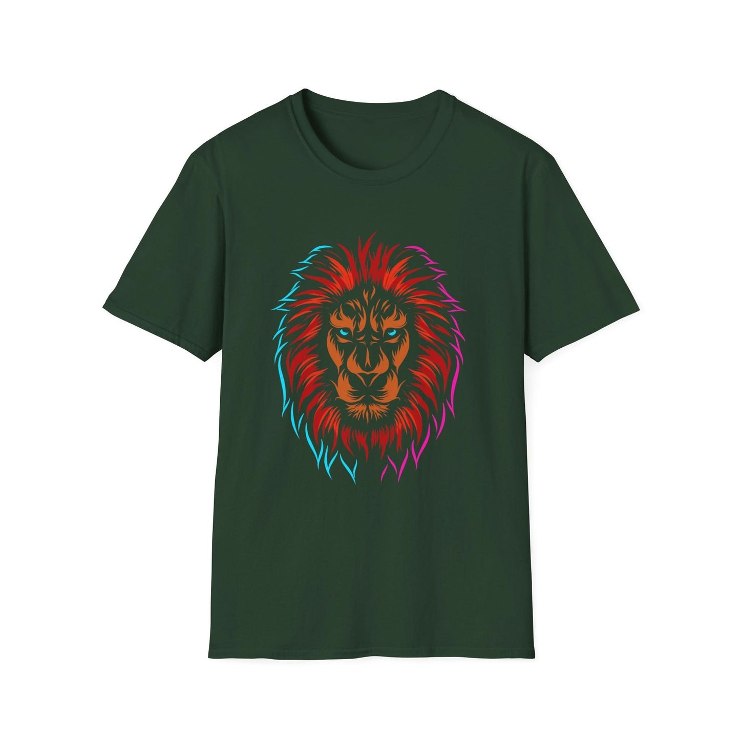 Lion Head Colorful - Mleem