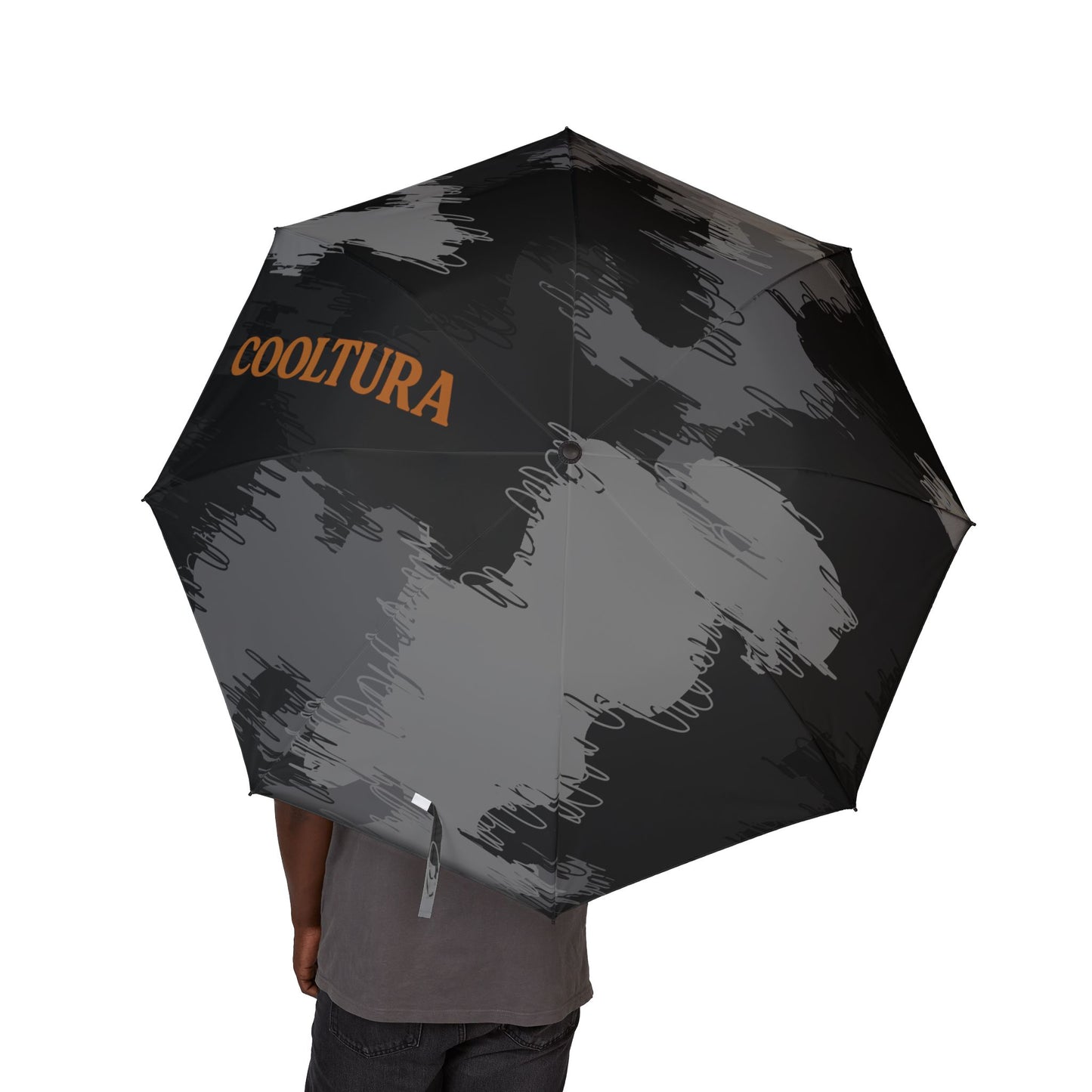 Stylish Semi-Automatic Foldable Umbrella, Durable Rain Gear, Compact Travel Umbrella, Gift for Rainy Days, Outdoor Essentials