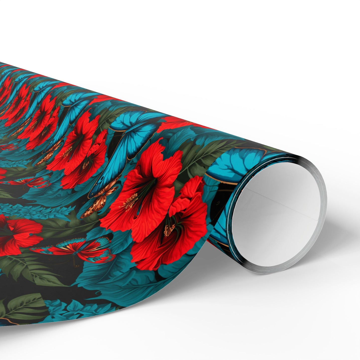Vibrant Floral Wrapping Paper, Gift Wrap for Birthdays, Holidays, Celebrations, Unique Home Decor, Craft Projects