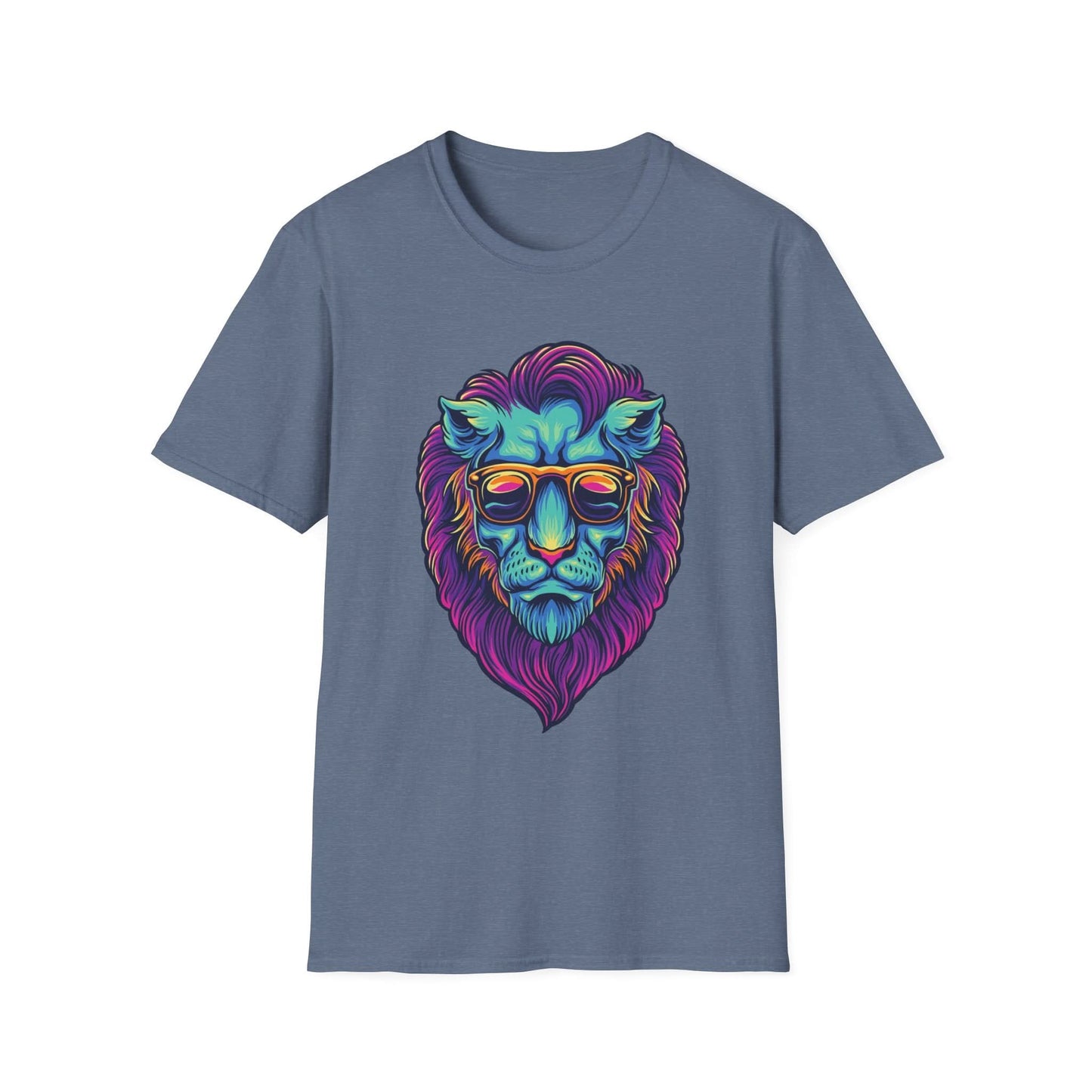Lion Head with Sunglasses Psychedelic - Mleem